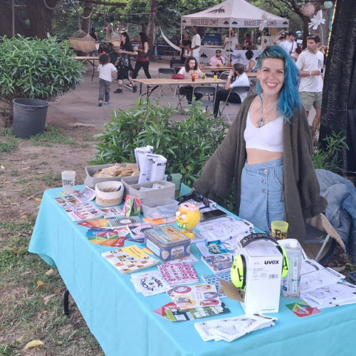 Stand en milieu festif